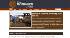 Desktop Screenshot of ohioarchaeology.org
